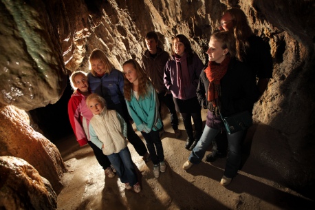 group of visitors